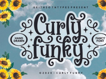 Curly Funky Font