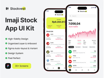 Stock App Mobile UI Kit