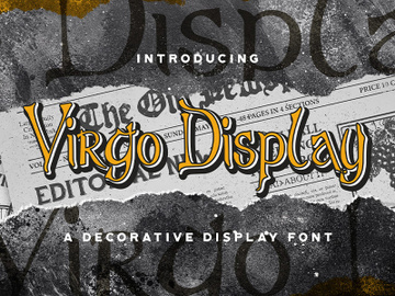 Virgo Display - Haunted Display Font