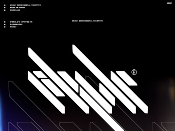 Krinc' Experimental Techtype (free for personal use)