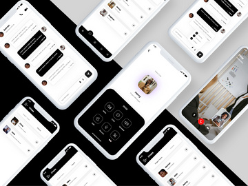 Business Meeting App UIUX Design in Adobe XD