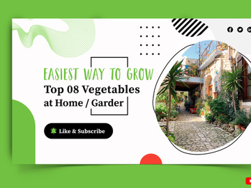 Home Garden Youtube Thumbnails