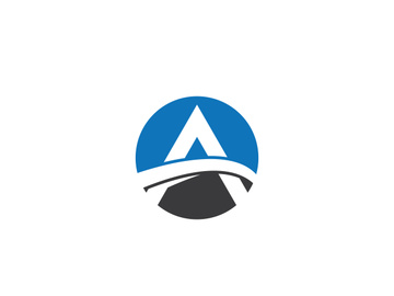 Letter a logo images