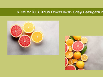 Colorful Citrus Fruits Background