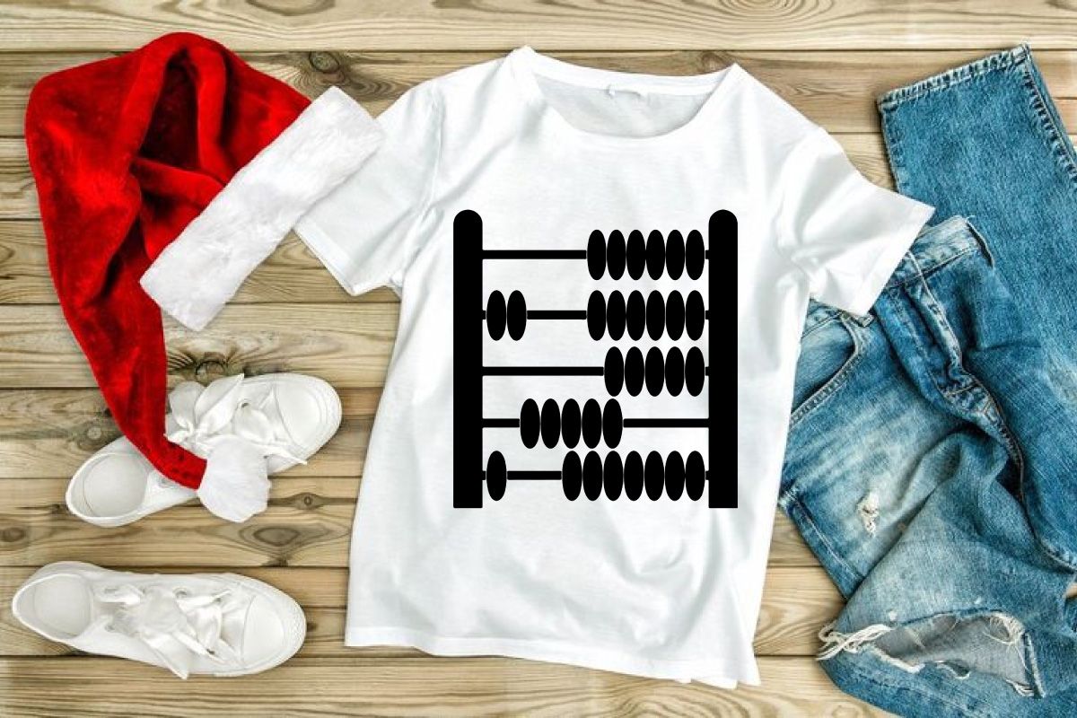 Traditional Abacus Calculation Tool Math Education Black Vector Icon