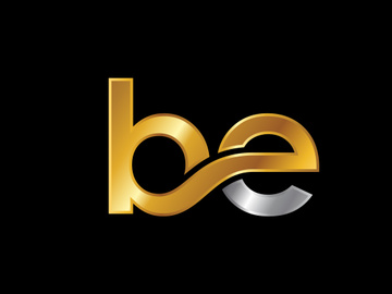Initial Letter B E Logo Design Vector. Graphic Alphabet Symbol For Corporate Business Identity