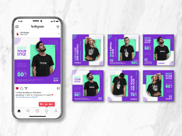 Minimalis instagram post feed