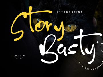 Story Basty Quirky Handwritten Font