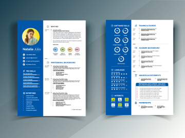 Professional Vibrant Creative Resume Design