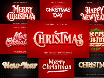 Merry Christmas Text Effect Bundle