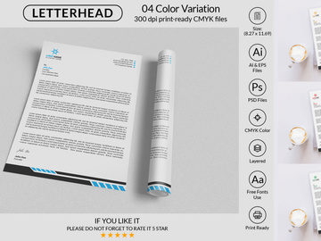 Minimal Letterhead Design Template