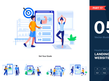 [Part 17] Website illustrations set