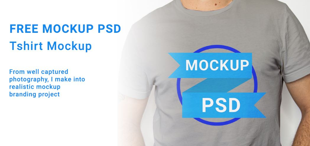 免费T恤衫模型(Free T-shirt Mockup)插图