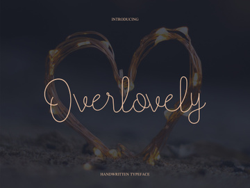Overlovely Script Font