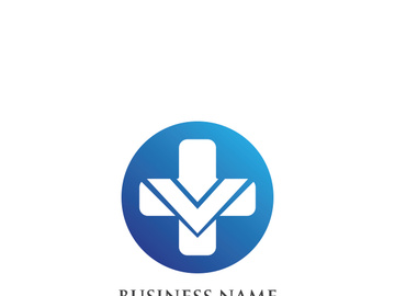 hospital logo and symbol Template, Green logo vector