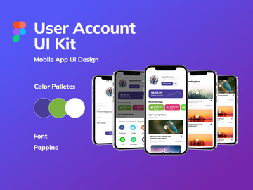 Profile Mobile UI Design