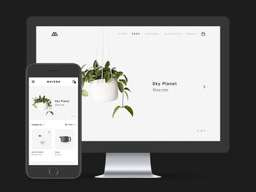 Minimalist eCommerce PSD Template