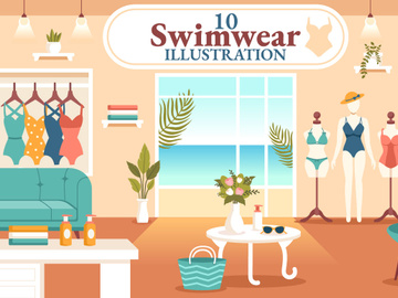 10 Swimwear Illustration