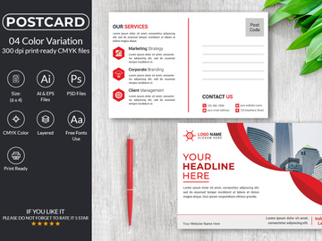 Modern Postcard Design Template