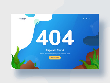 404 error page