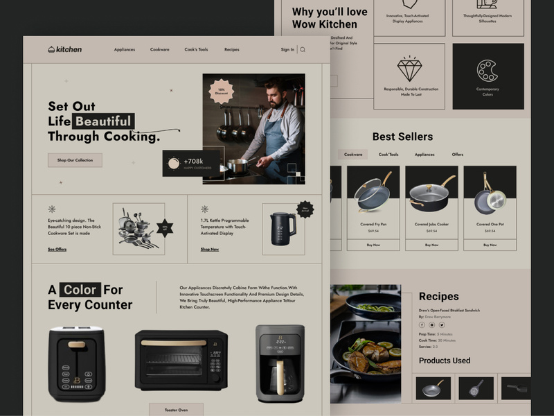 Kitchen Equipment site by Mejbah EpicPxls