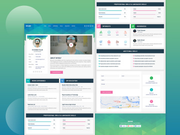 Resume - Personal Resume PSD Template