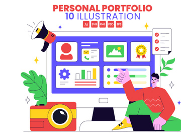 10 Personal Portfolio Illustration