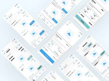 Rent A Car wireframes