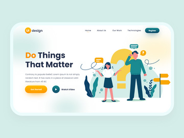 Agency Web Hero Header