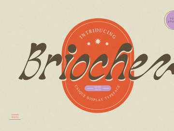 Brioche || display typeface