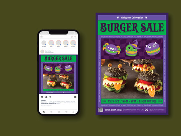 Burger Sale Flyer