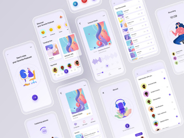 Podcast App Mobile Application Design