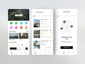 UI Kits Travel Book