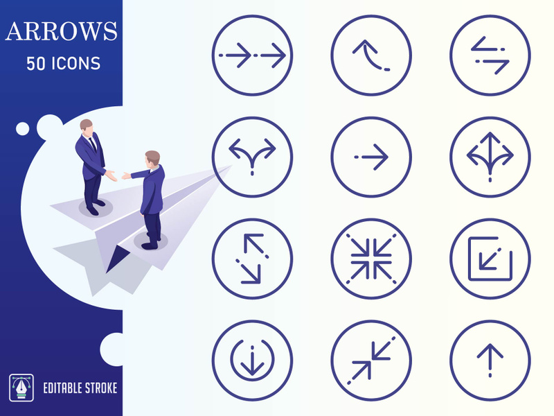 Outline : Arrows Icon set