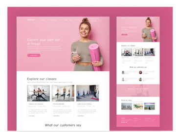 Yoga Landingpage
