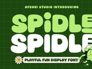 Spidle - Playful Fun Display Font