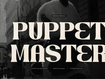 Puppet Master | Bold Serif Display
