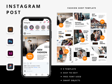 Istagram Post Fahion Shop