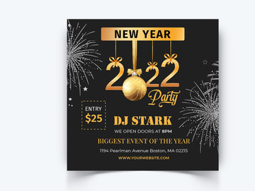 New Year Social Media Instagram Posts Template