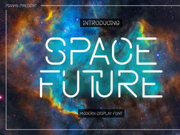 Space Future - Modern Display Font