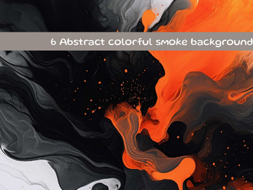 Abstract colorful smoke background