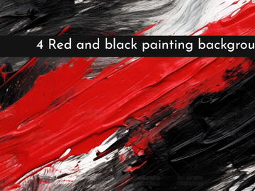 A red and black painting background