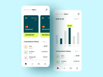 Premium Fintech Mobie App UI KIT - PART 03