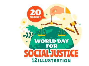 12 World Day of Social Justice Illustration