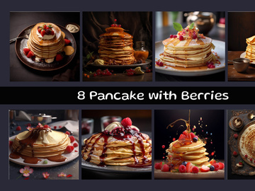 Pancake with Berries