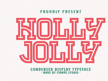 Holly Jolly - Display Font
