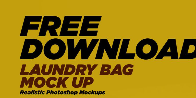 Laundry Bag Mockup By Rajkumar R Epicpxls