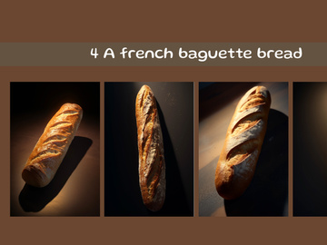 A french baguette bread