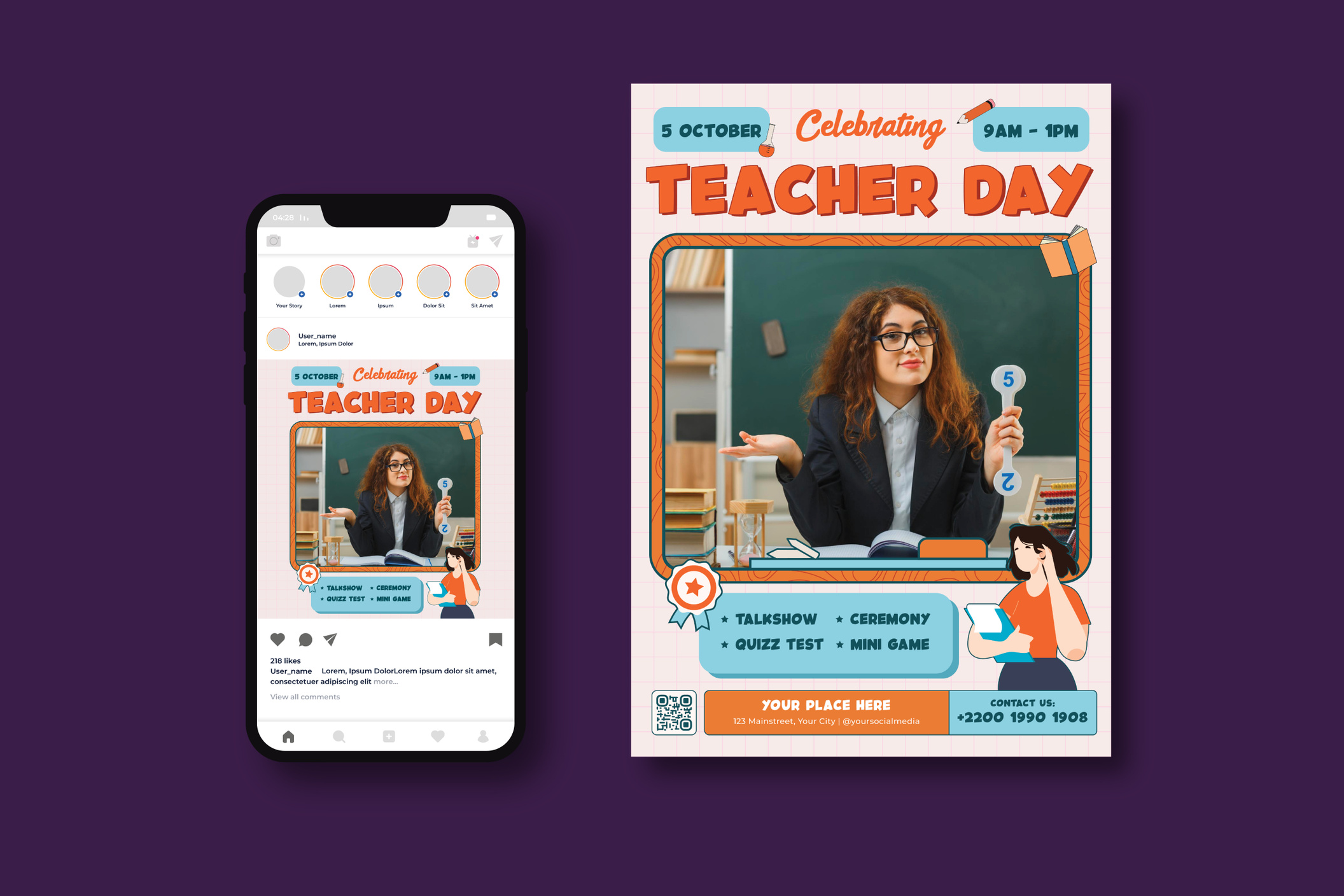 World Teacher Day Flyer