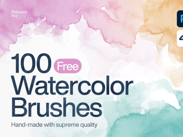 Watercolor Photoshop Brushes